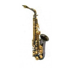 Saxofon Alto Silvertone Mib Negro con...